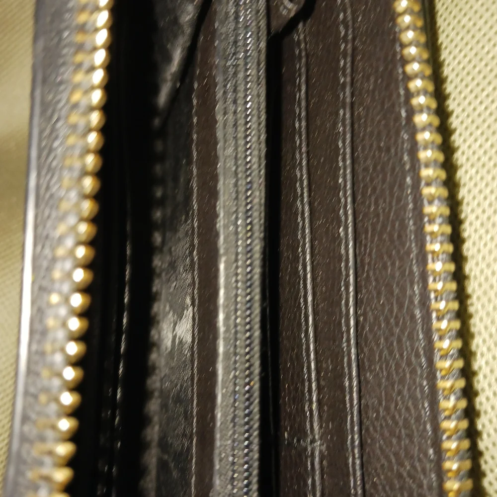 Karl Lagerfeld Black and White Polka Dot Wallet